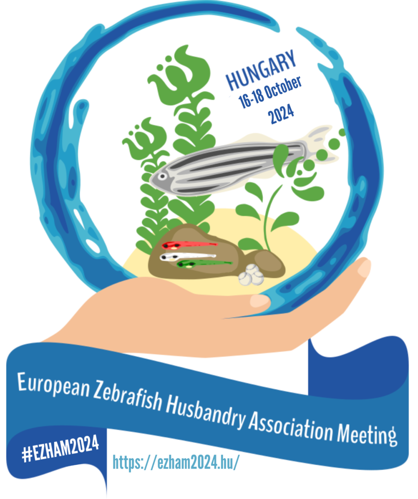 A fish swims to advertise the European meeting in Hungary.